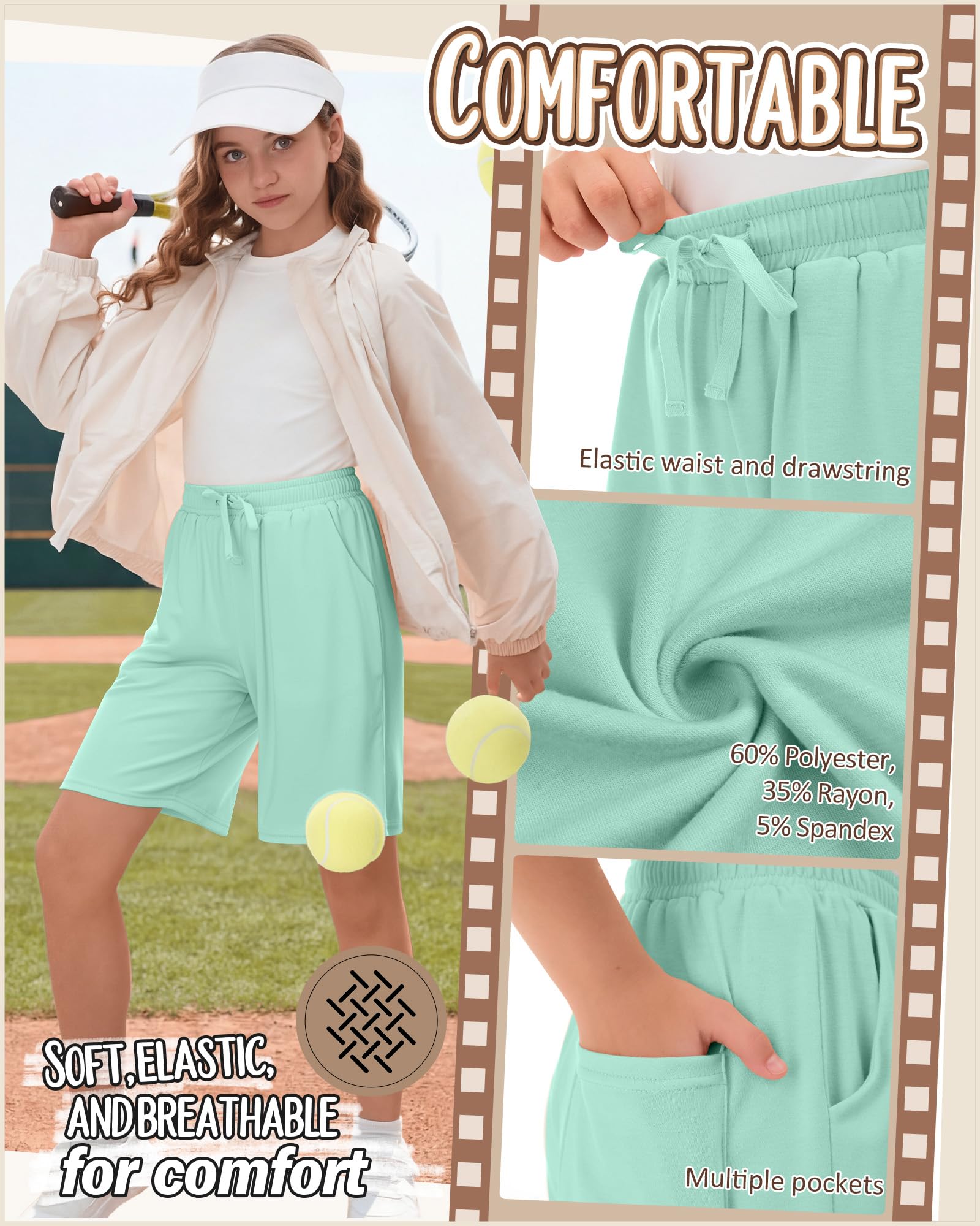 Girls Bermuda Shorts Set