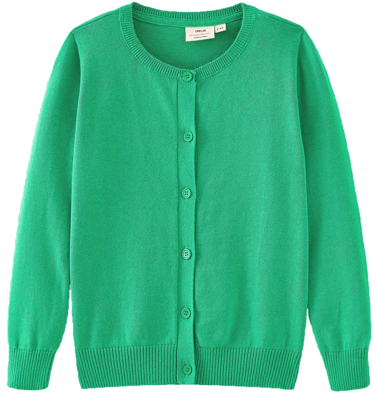 Girls Cotton Knit Cardigan