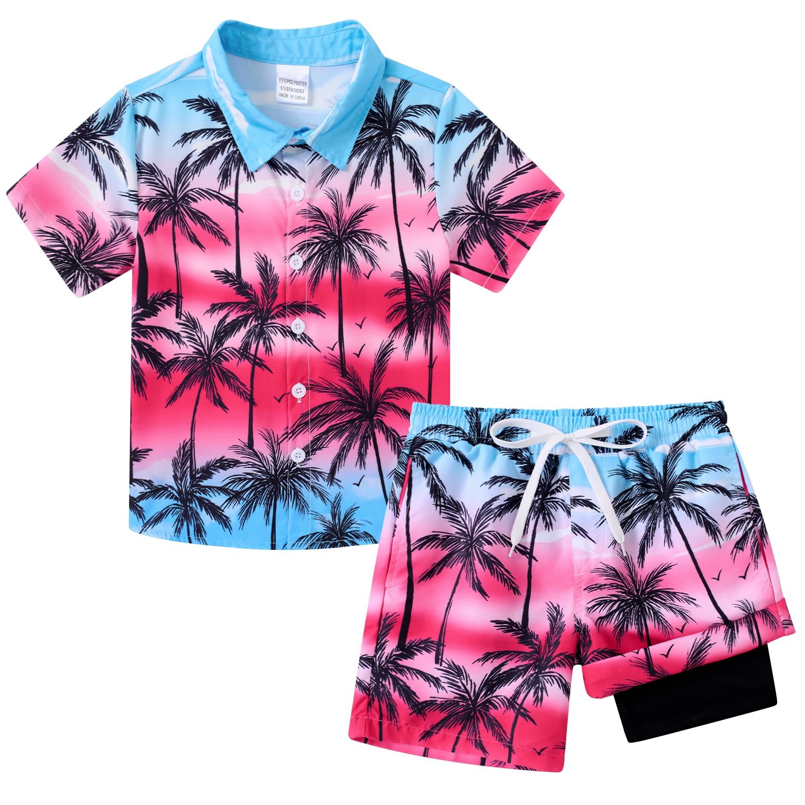 Boys Tropical Short Set