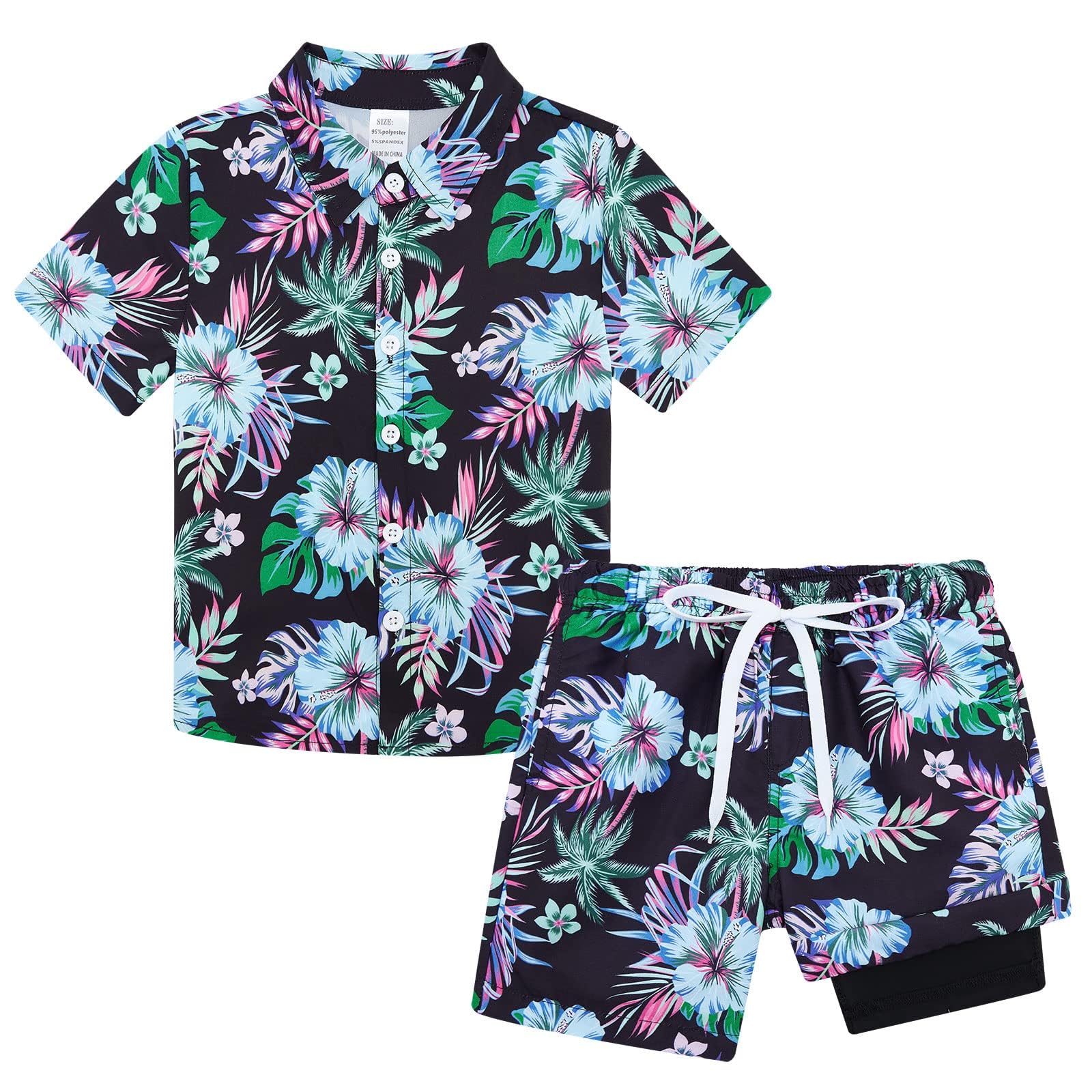 Boys Tropical Short Set