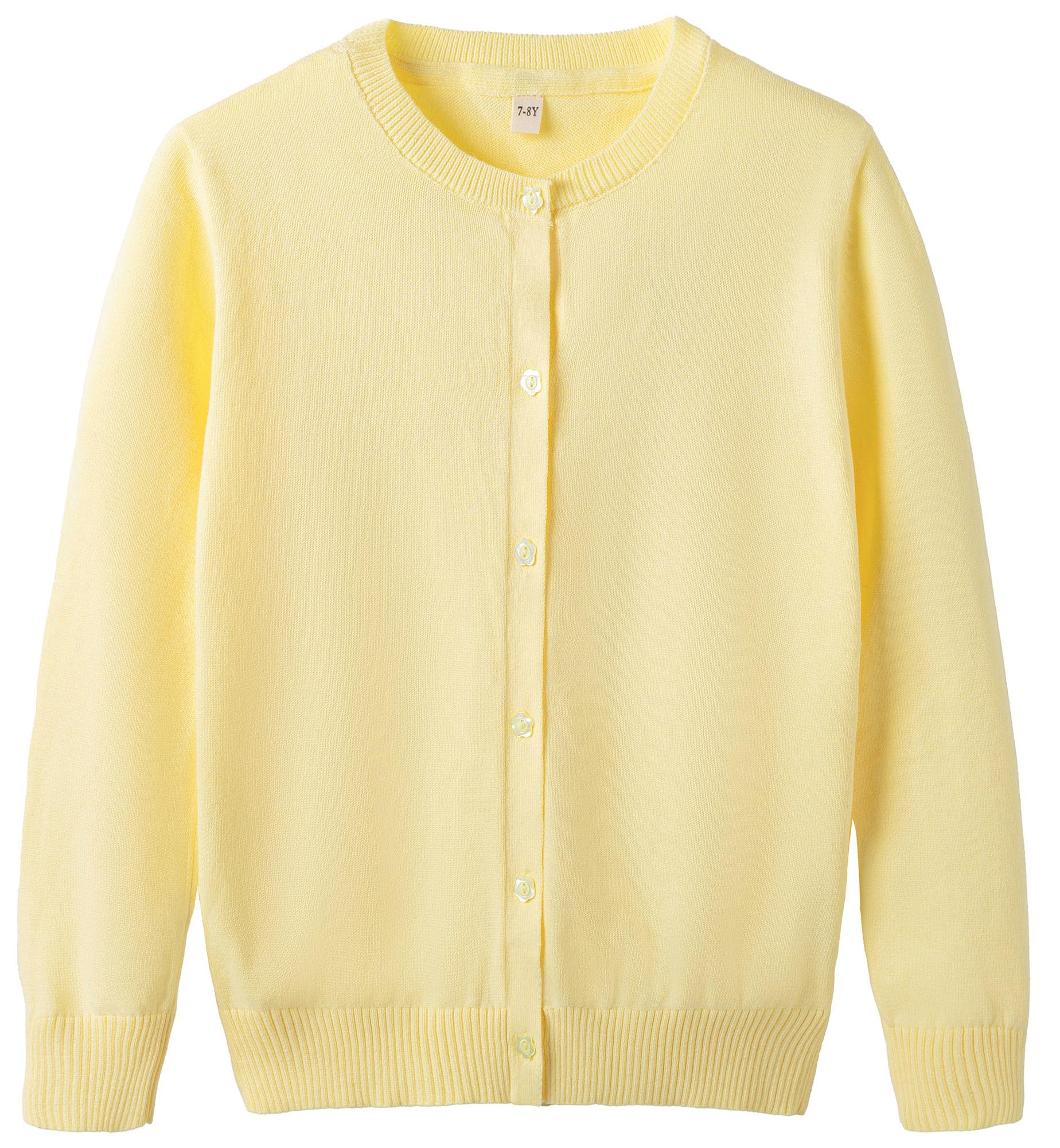 Girls Cotton Knit Cardigan