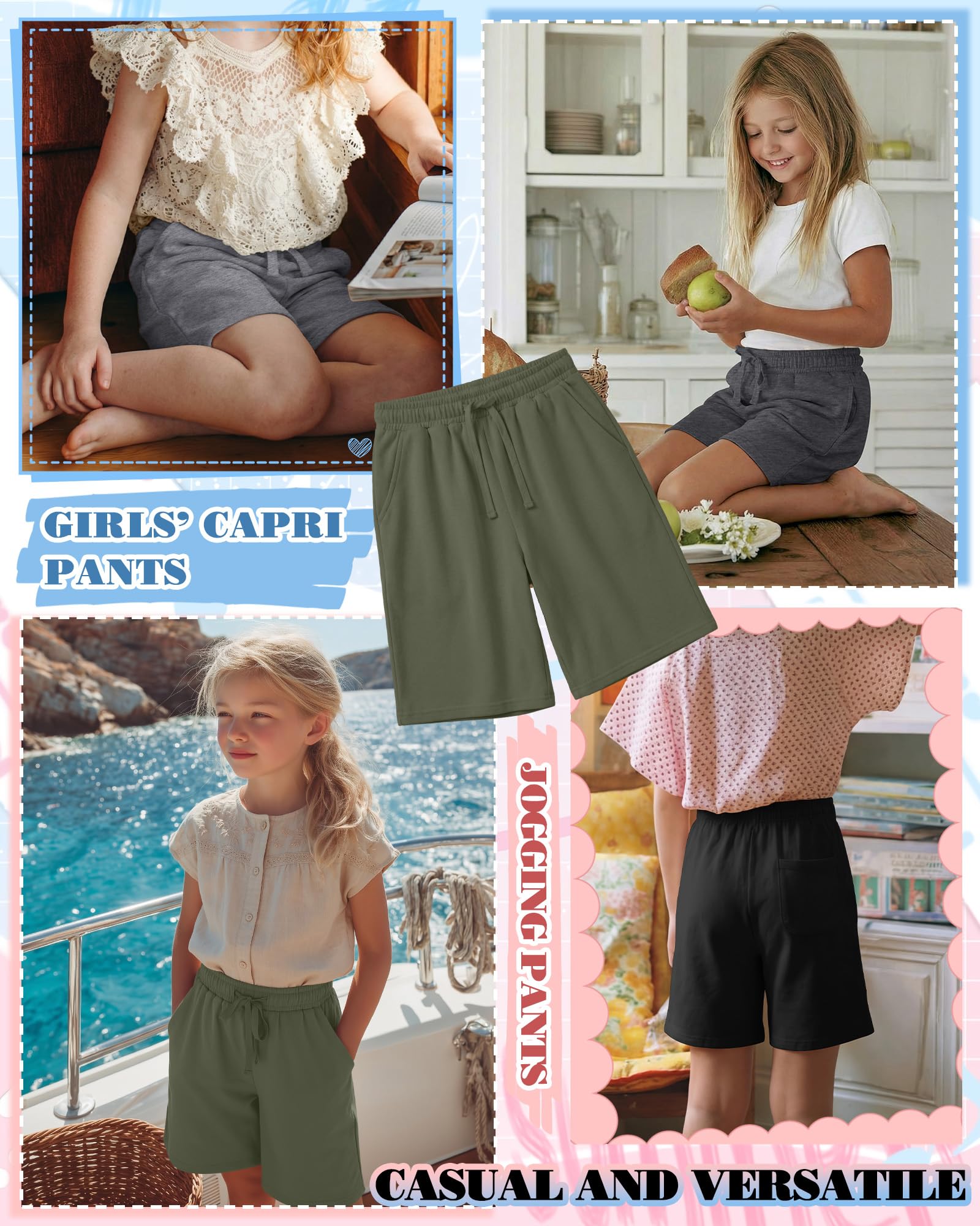 Girls Bermuda Shorts Set