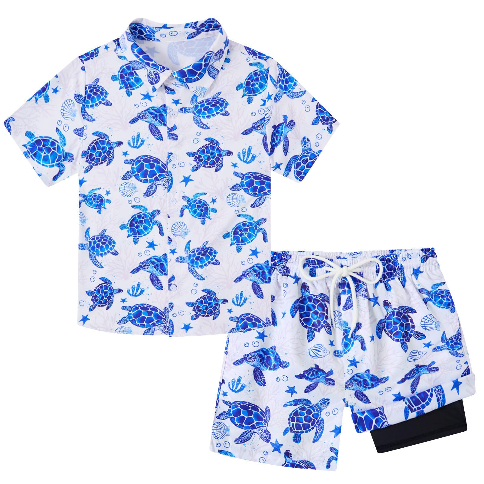 Boys Tropical Short Set
