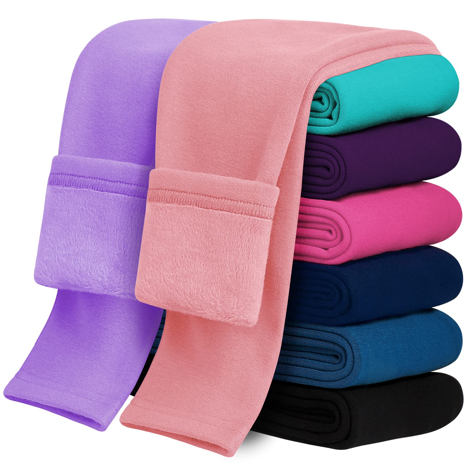 Girls Fleece Lined Leggings Set