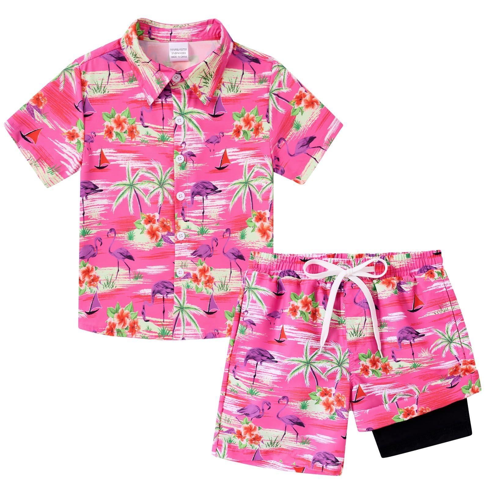 Boys Tropical Short Set