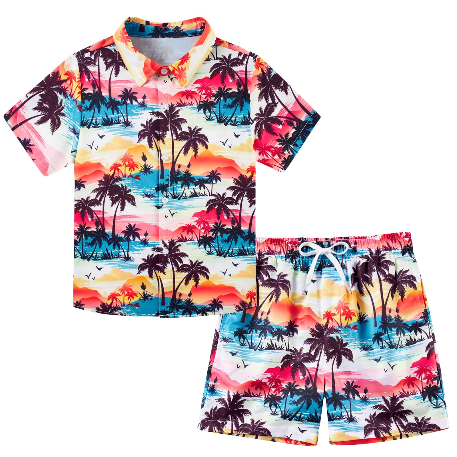 Boys Tropical Short Set