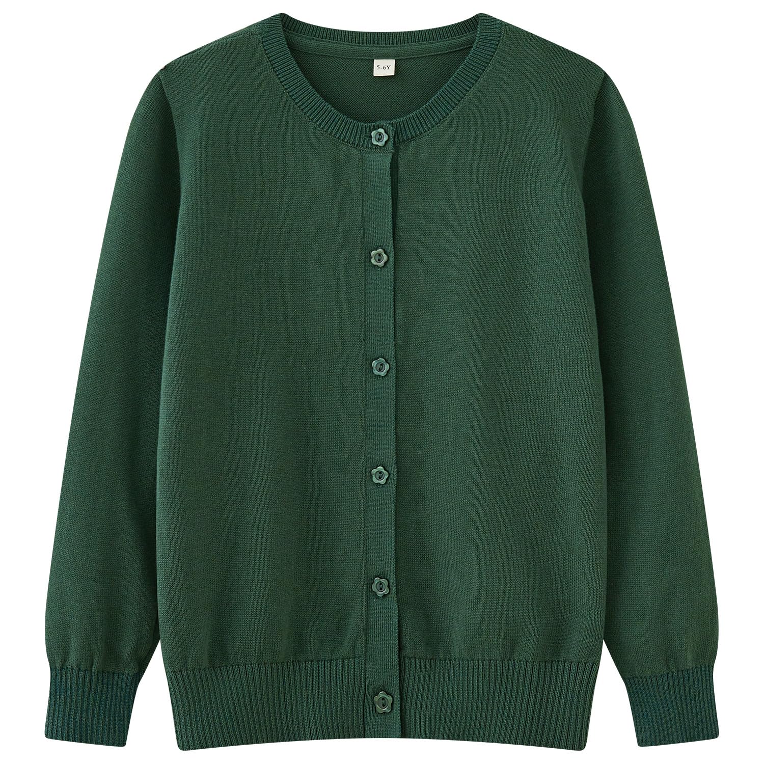 Girls Cotton Knit Cardigan