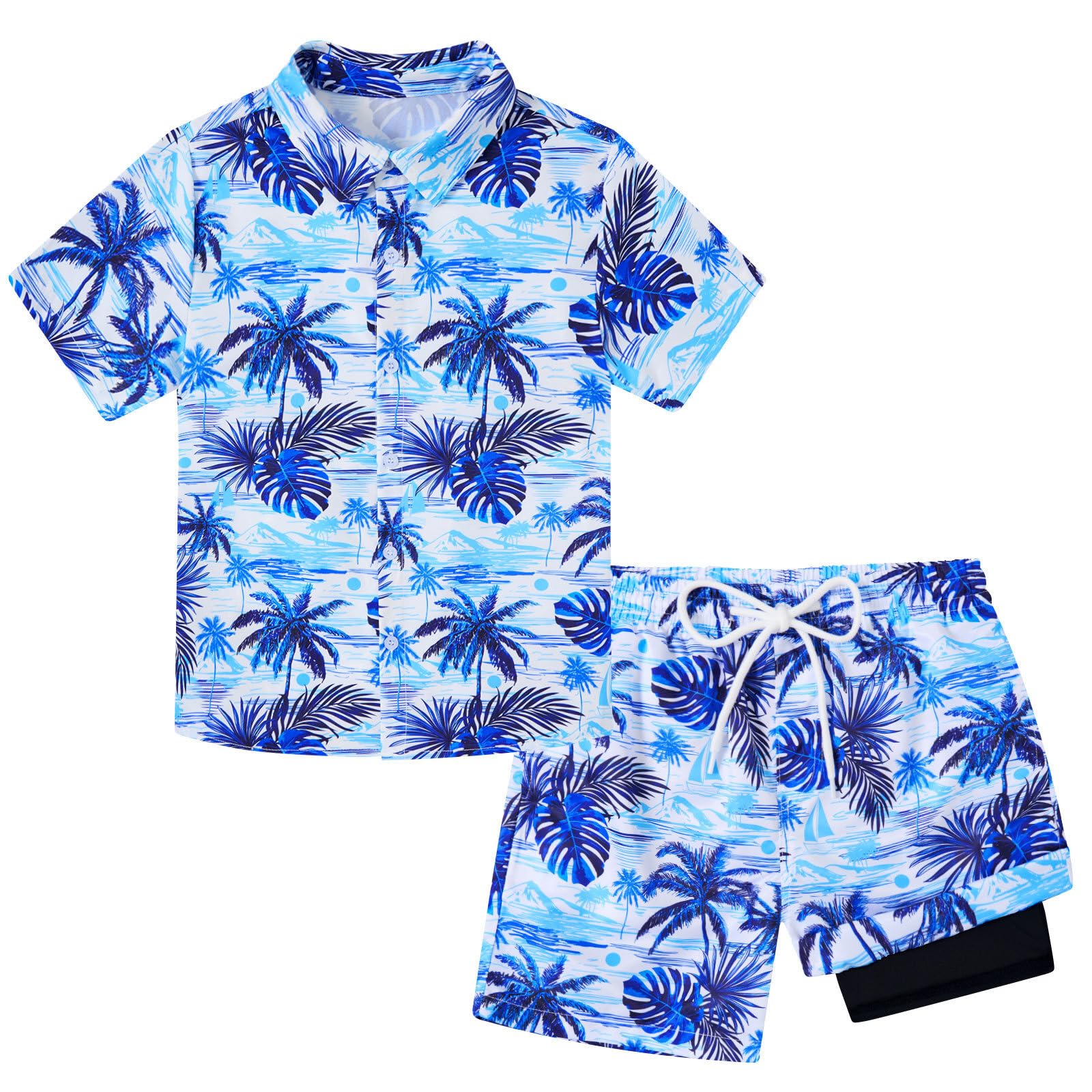 Boys Tropical Short Set