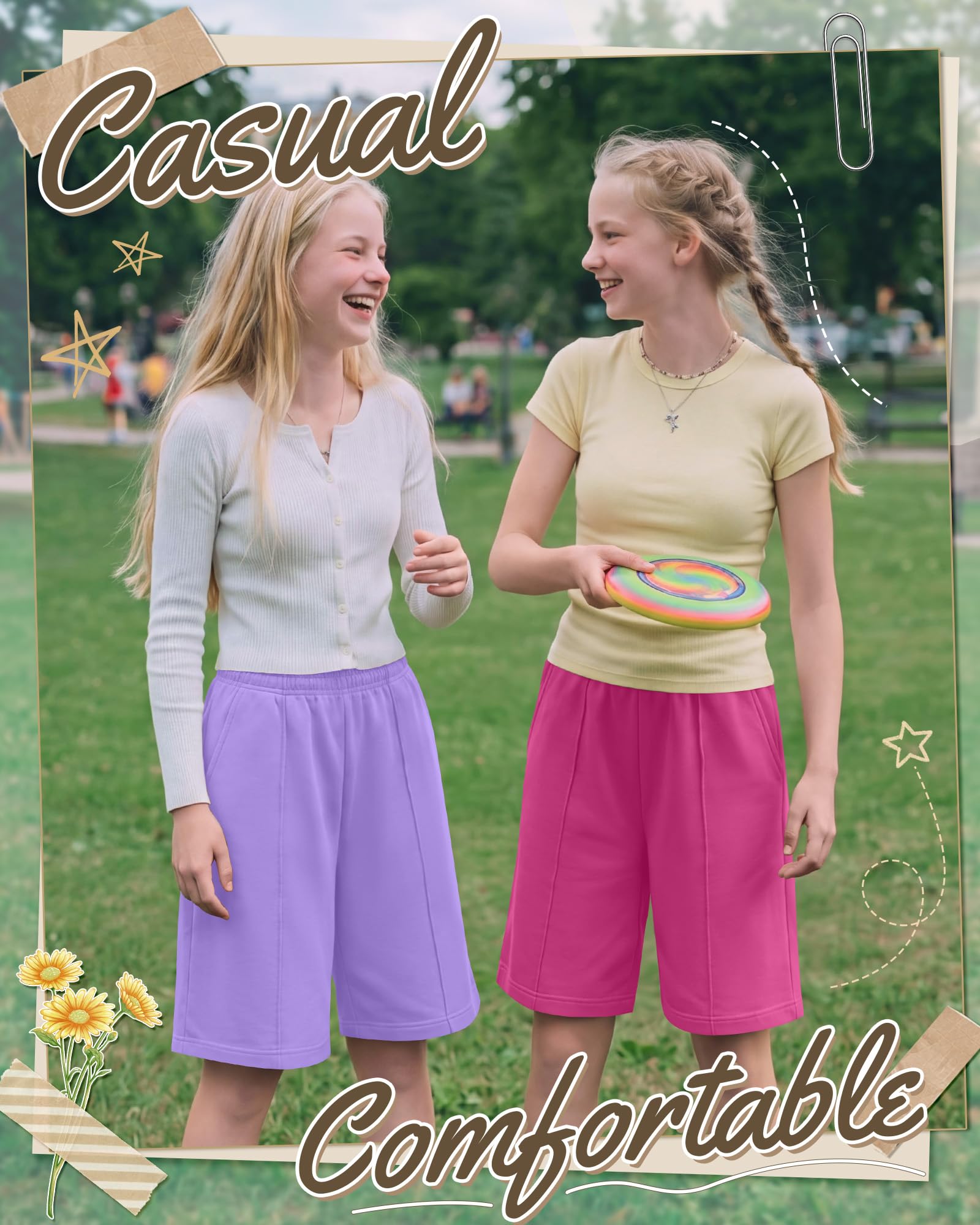 Girls Bermuda Shorts Set