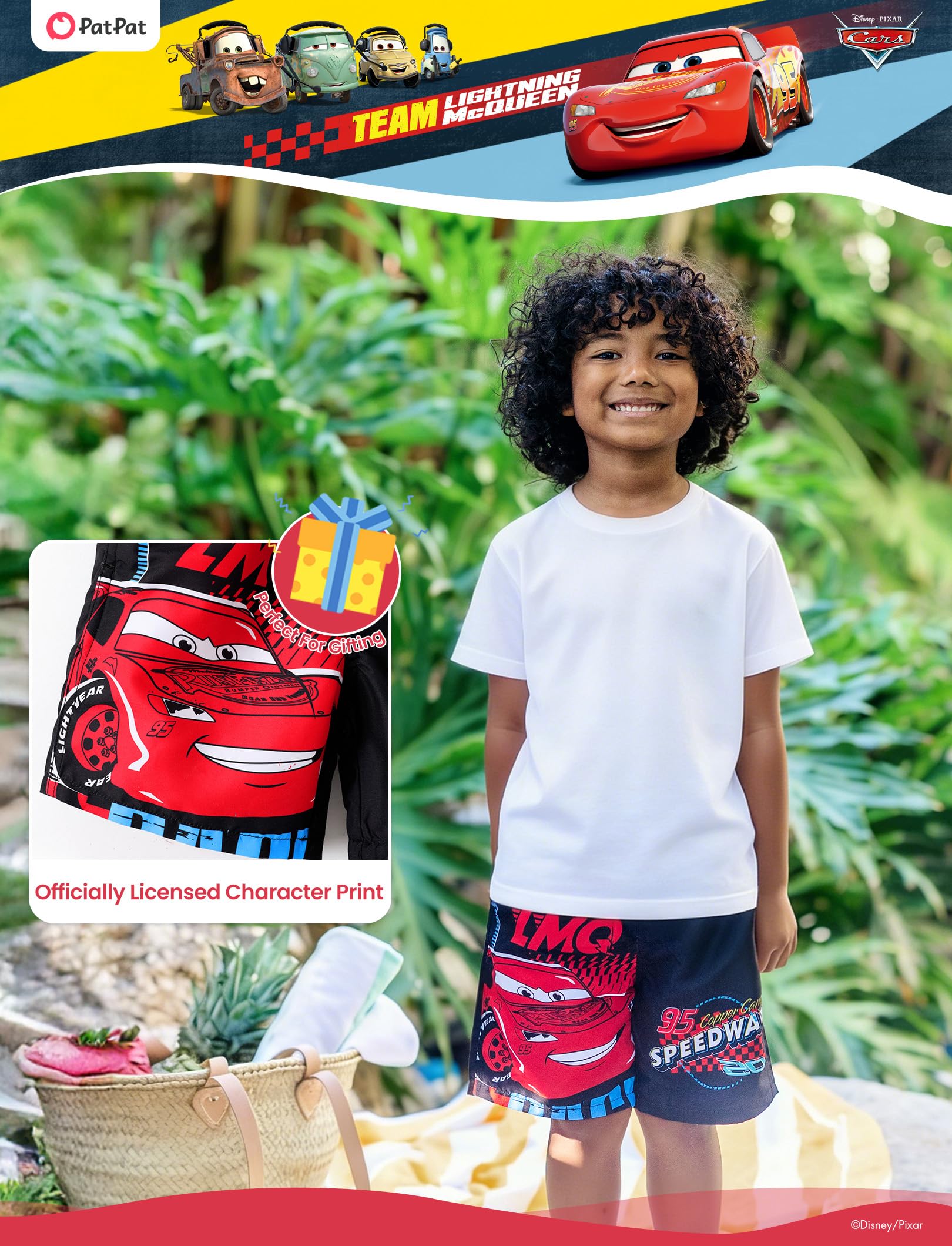 Boys UPF 50+ Swim Trunks