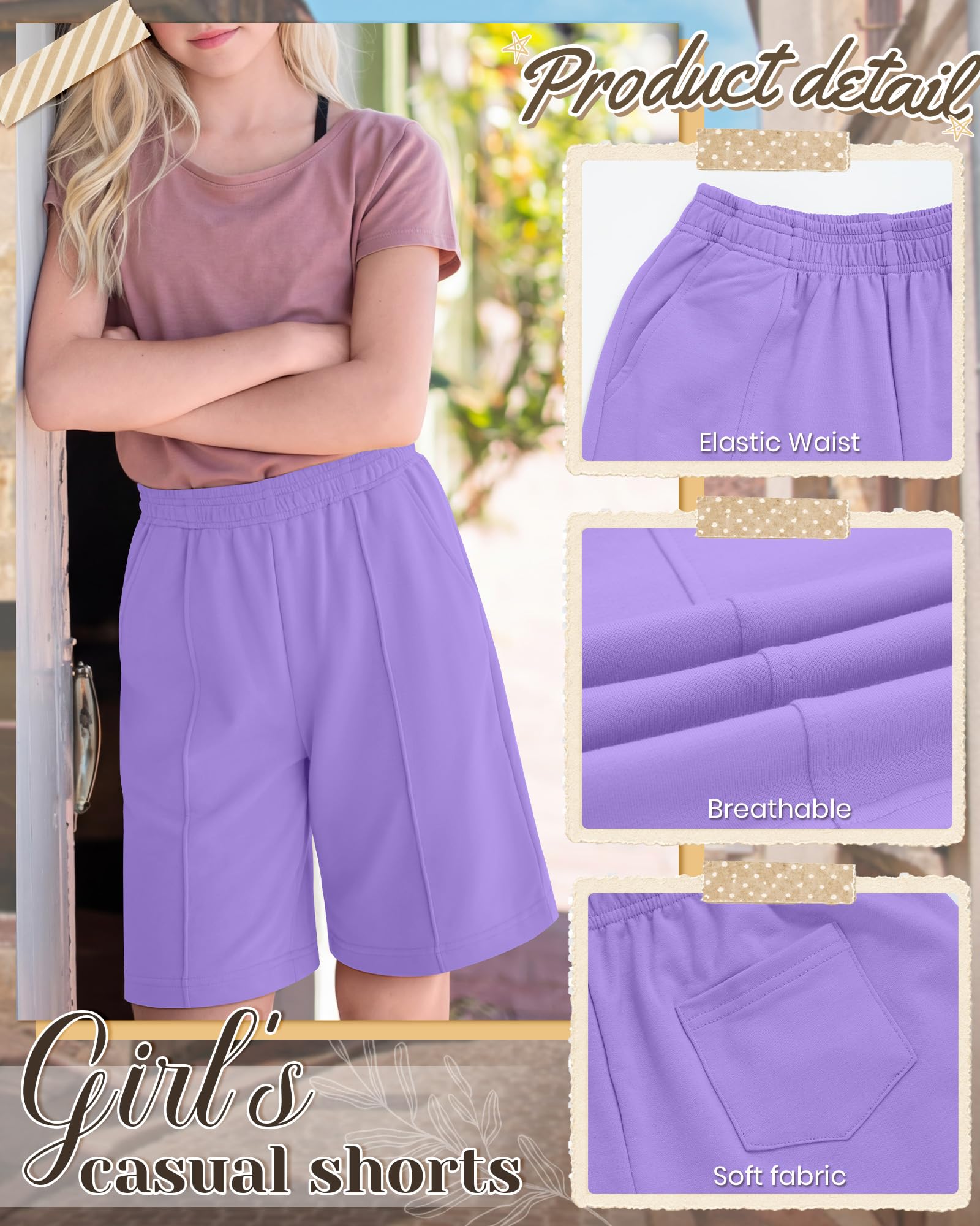 Girls Bermuda Shorts Set