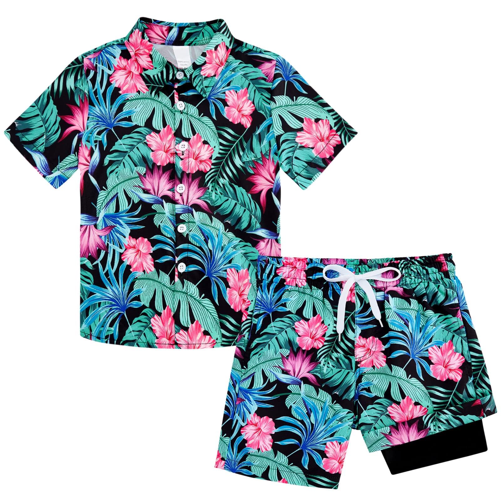 Boys Tropical Short Set