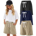 Girls Cotton Bermuda Shorts Set