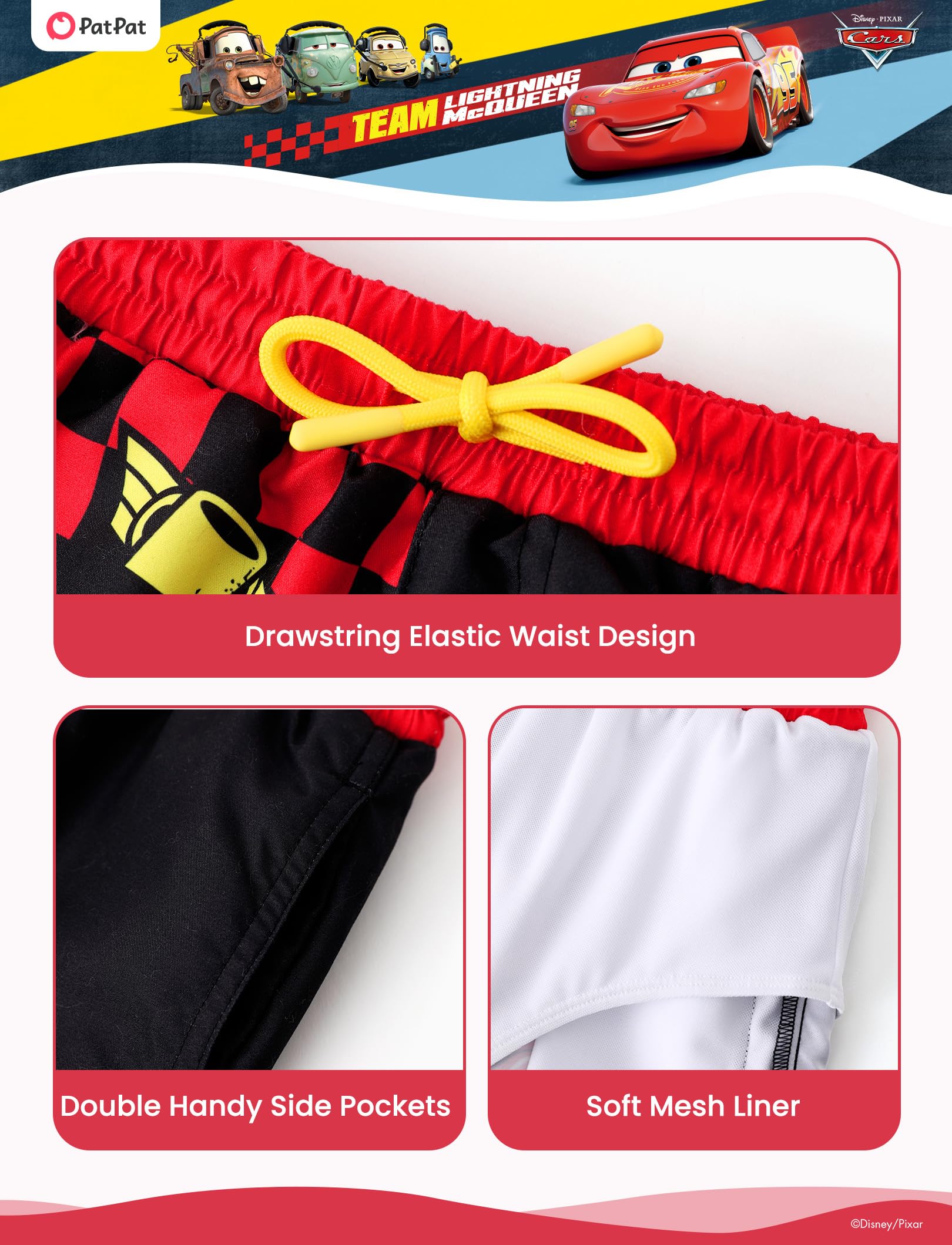 Boys UPF 50+ Swim Trunks