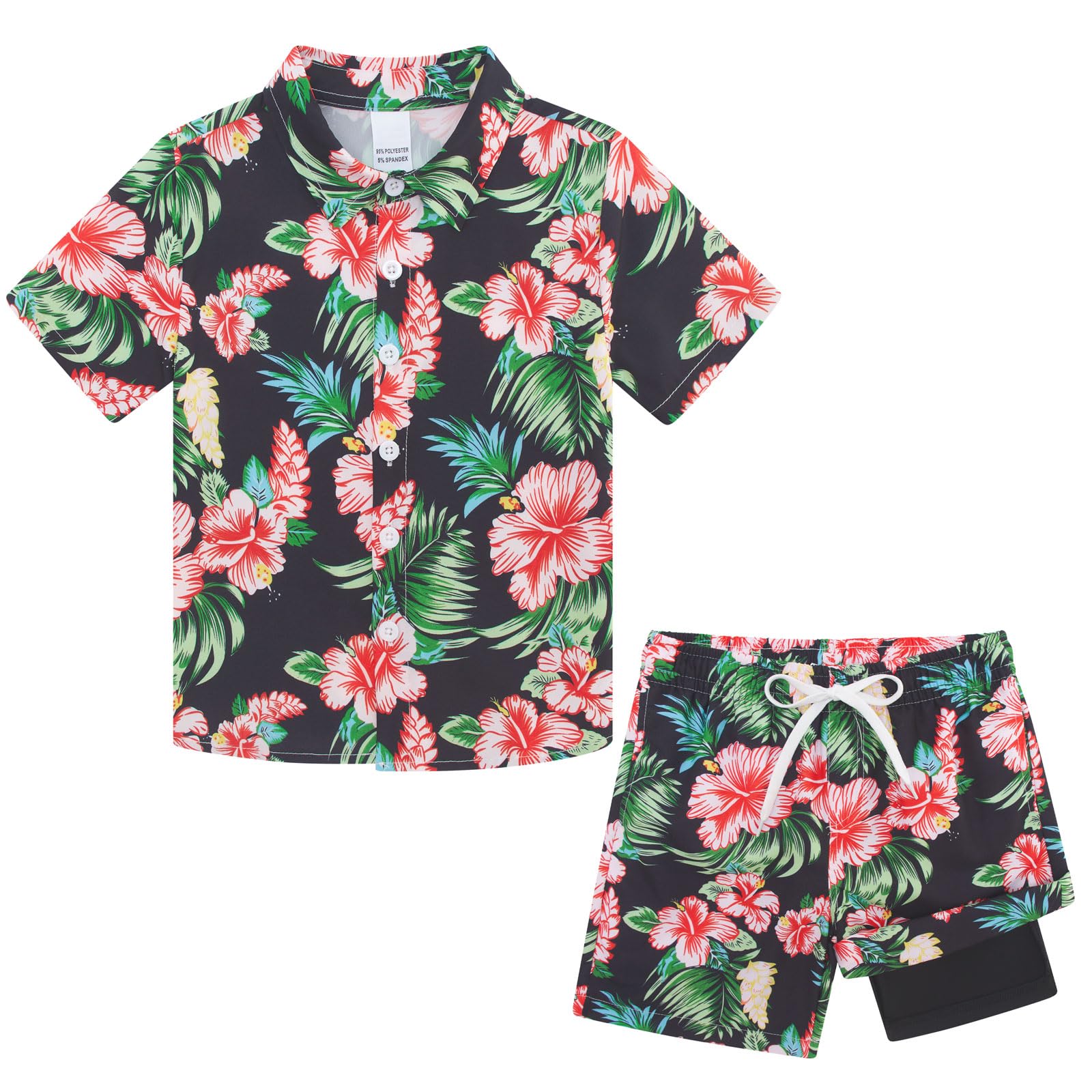 Boys Tropical Short Set