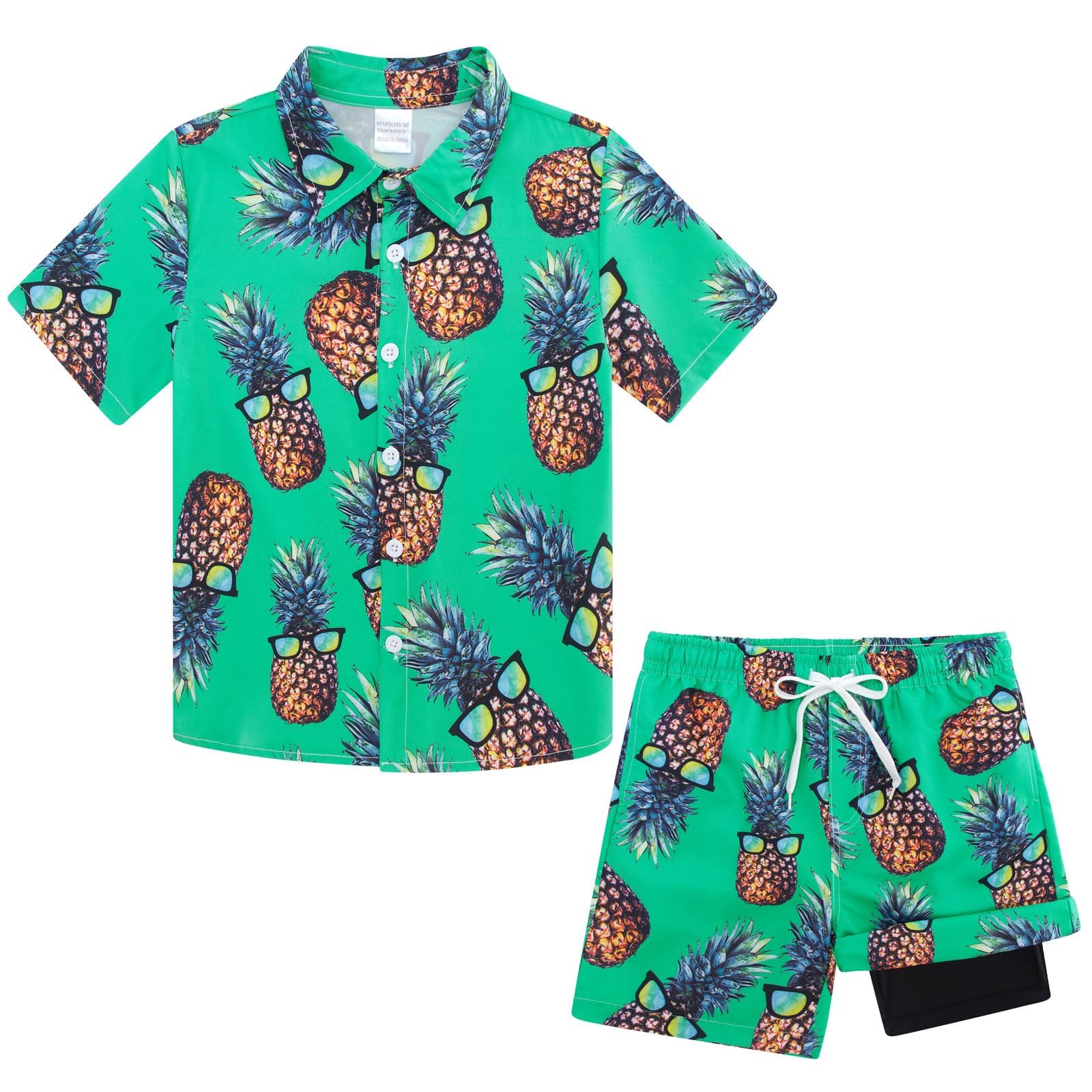 Boys Tropical Short Set