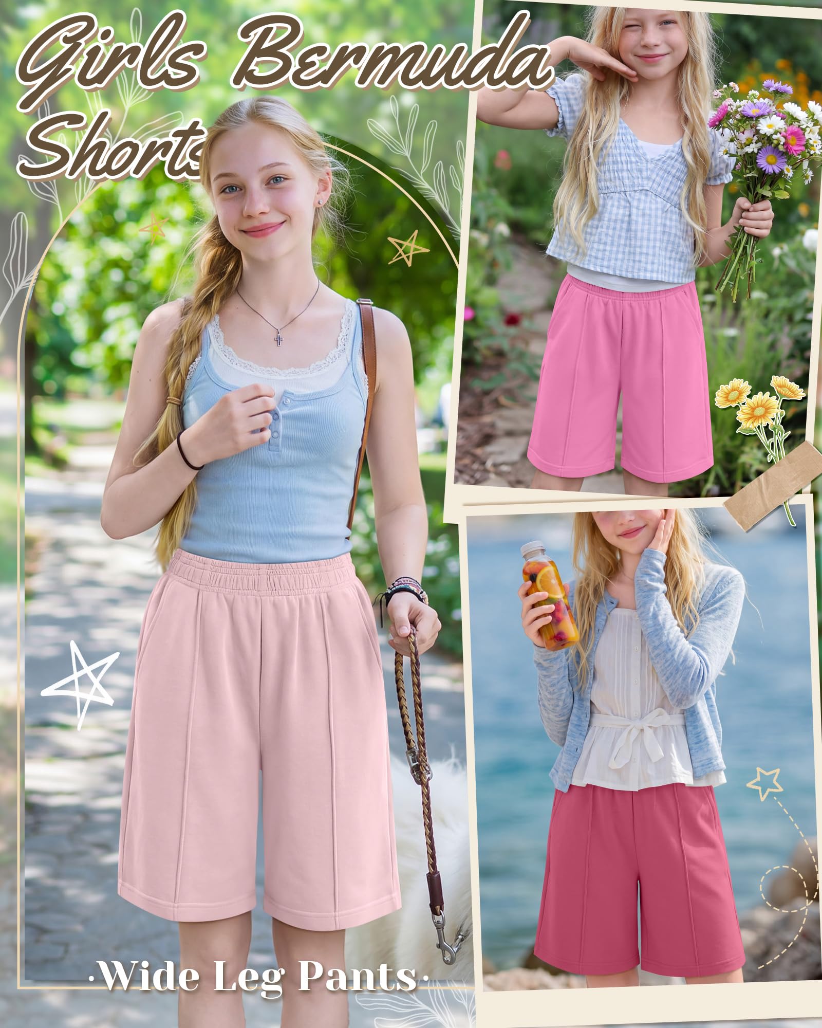 Girls Bermuda Shorts Set