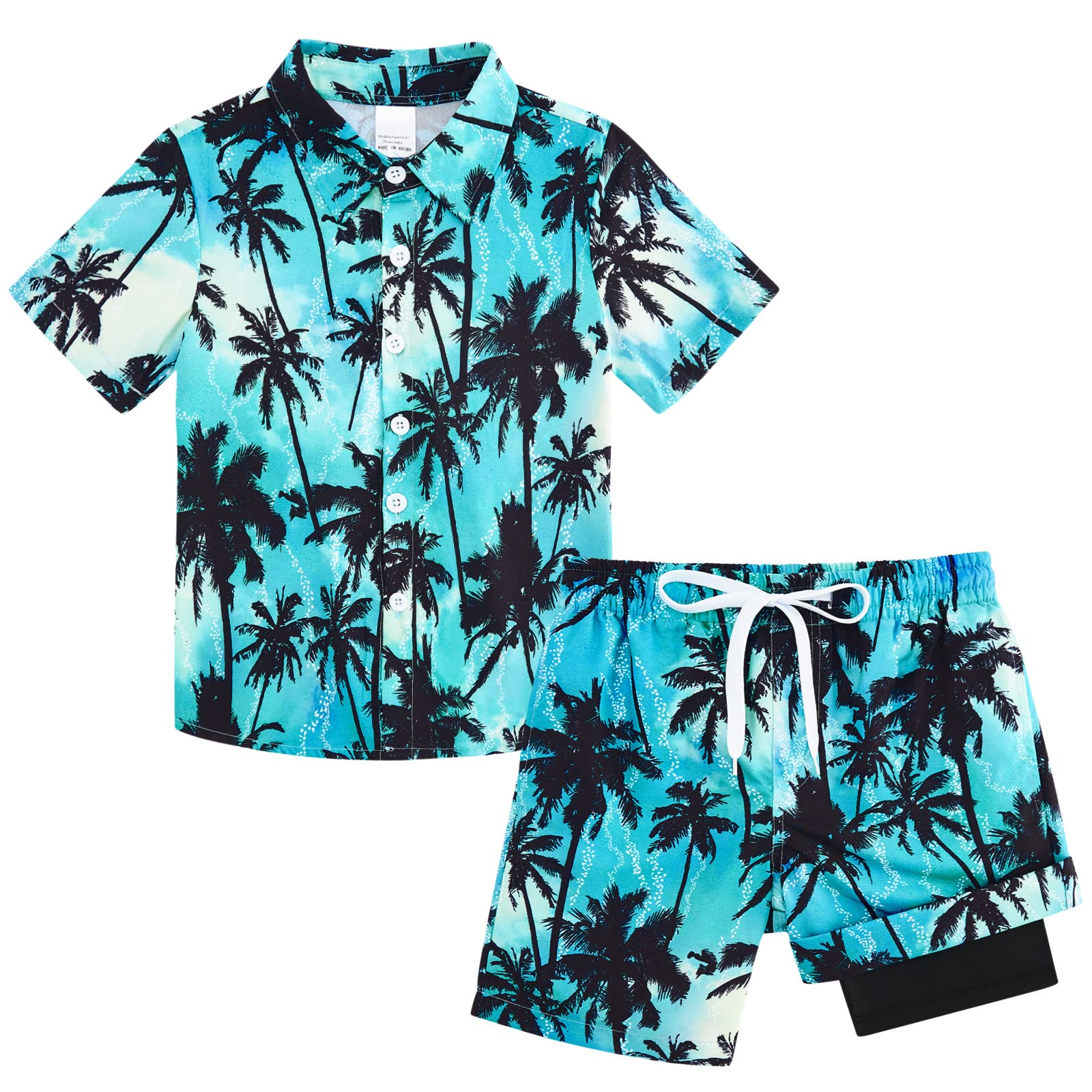 Boys Tropical Short Set