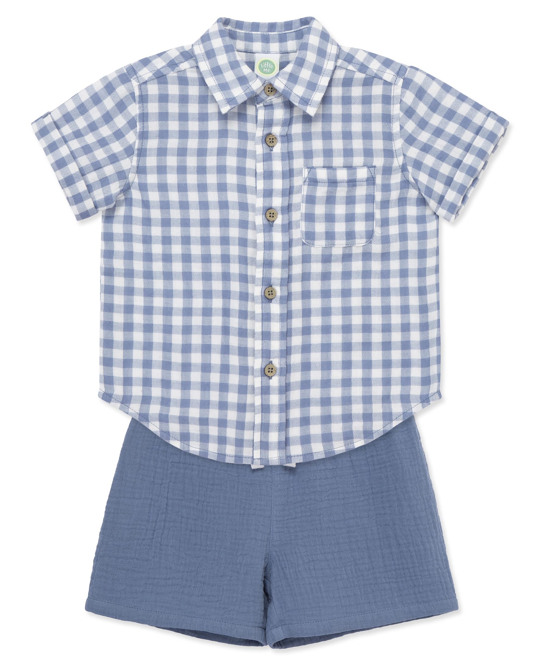 Baby Boy Shirt & Shorts Set