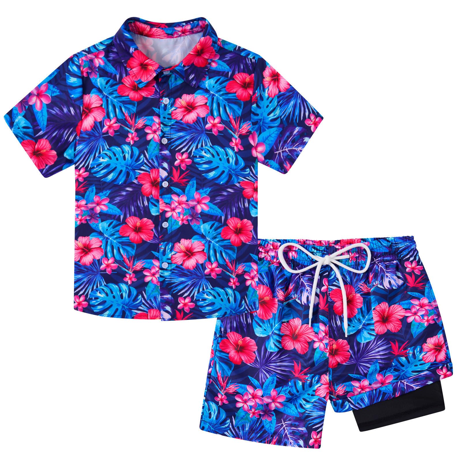 Boys Tropical Short Set