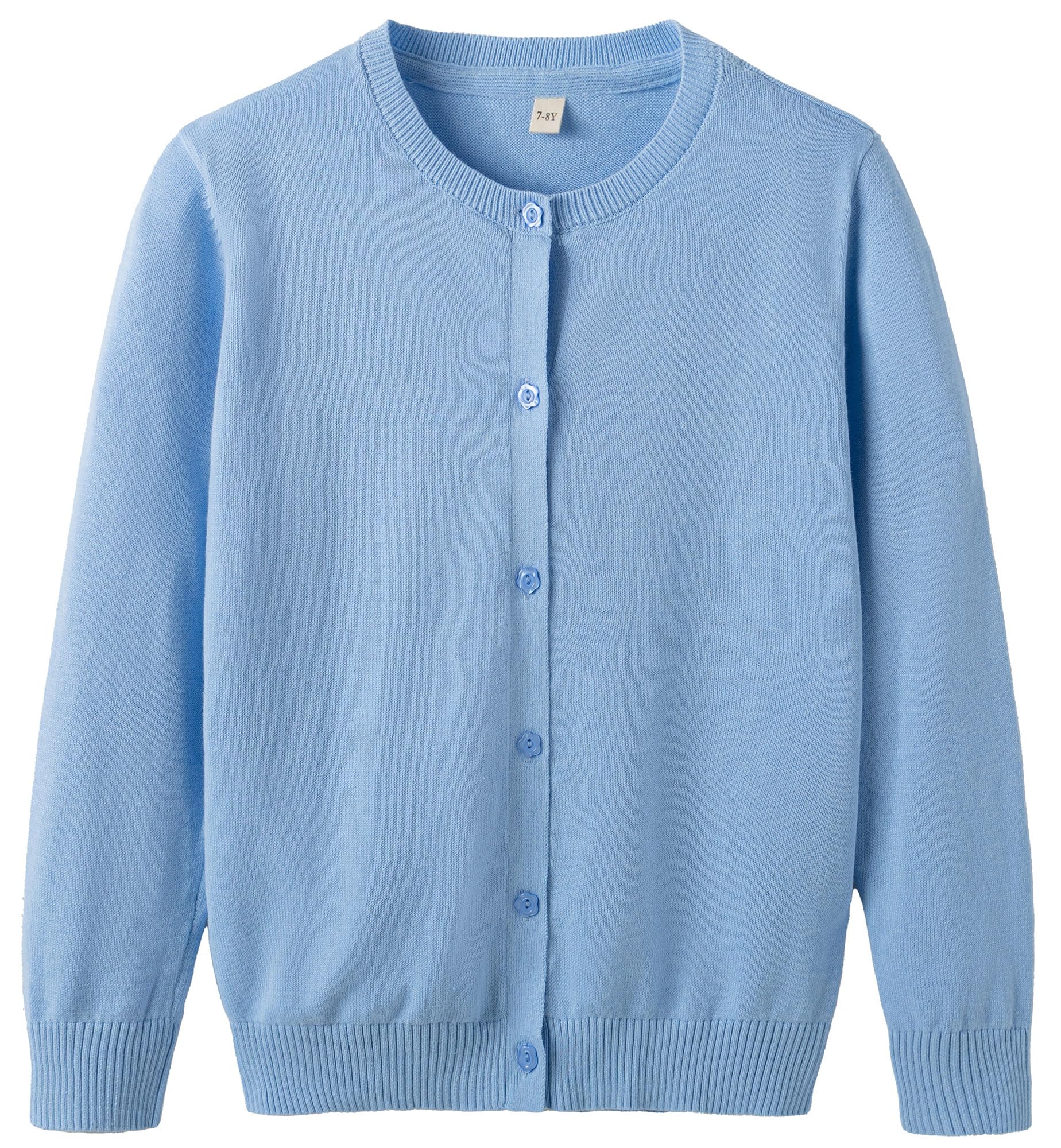 Girls Cotton Knit Cardigan